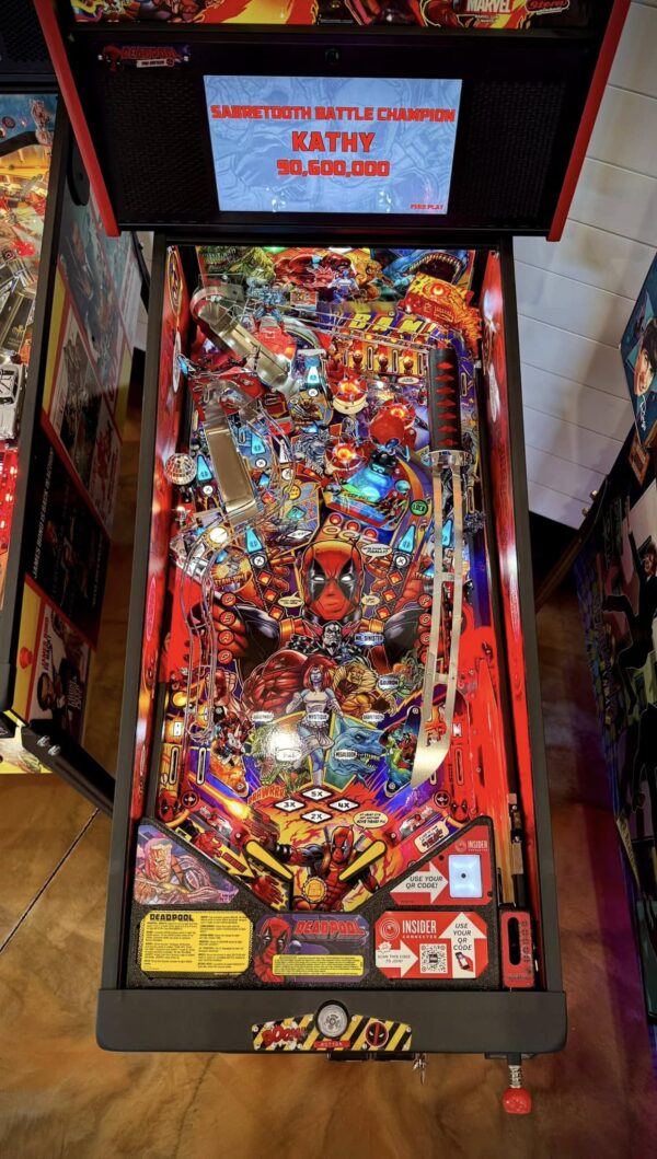 deadpool pro pinball machine