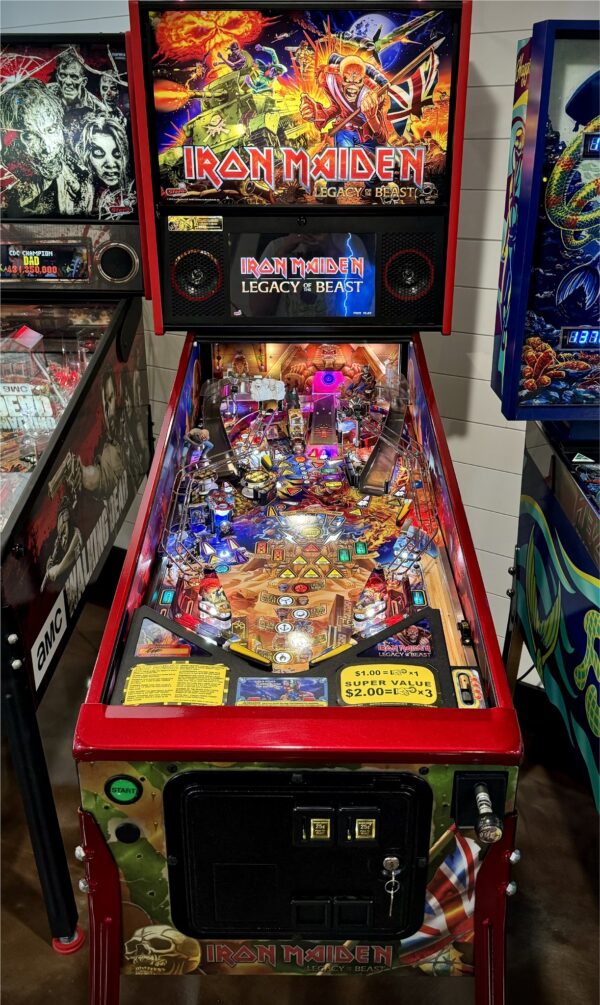 iron maiden limited edition (le) pinball machine