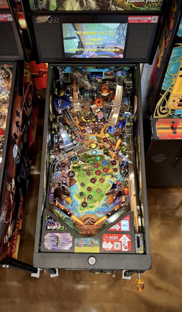 jurassic park premium pinball machine