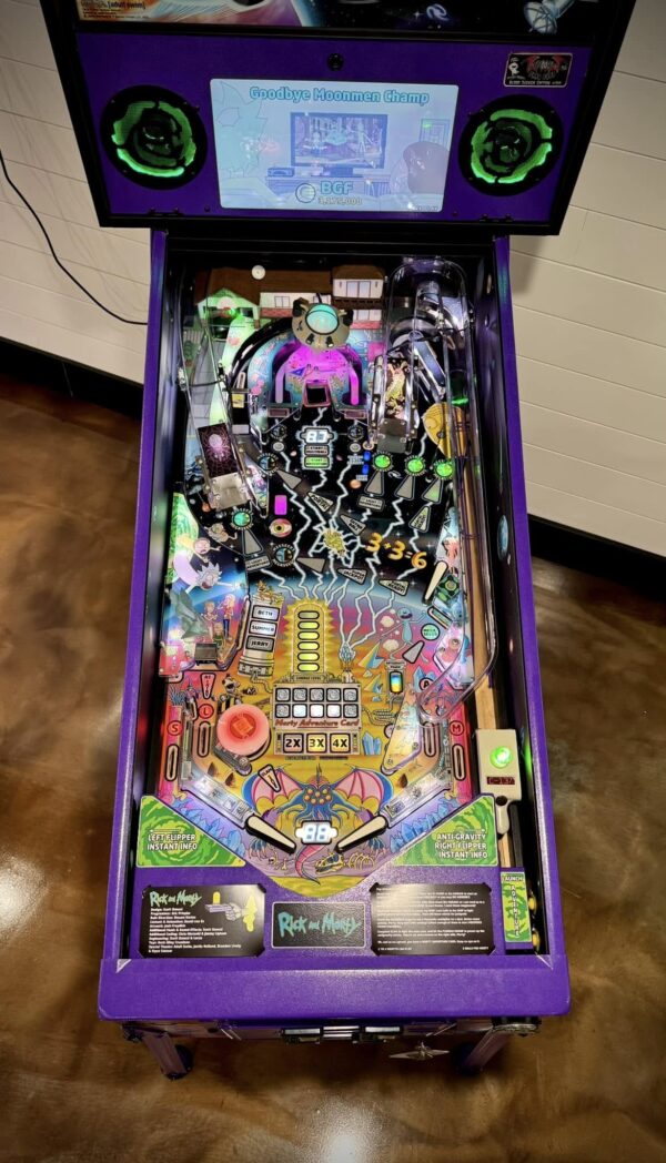 rick & morty pinball machine