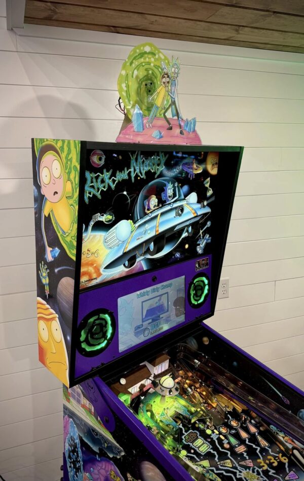 rick & morty pinball machine