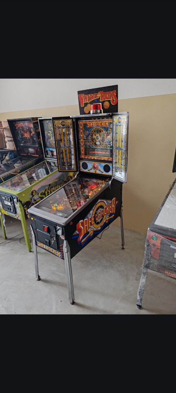 safe cracker pinball machine