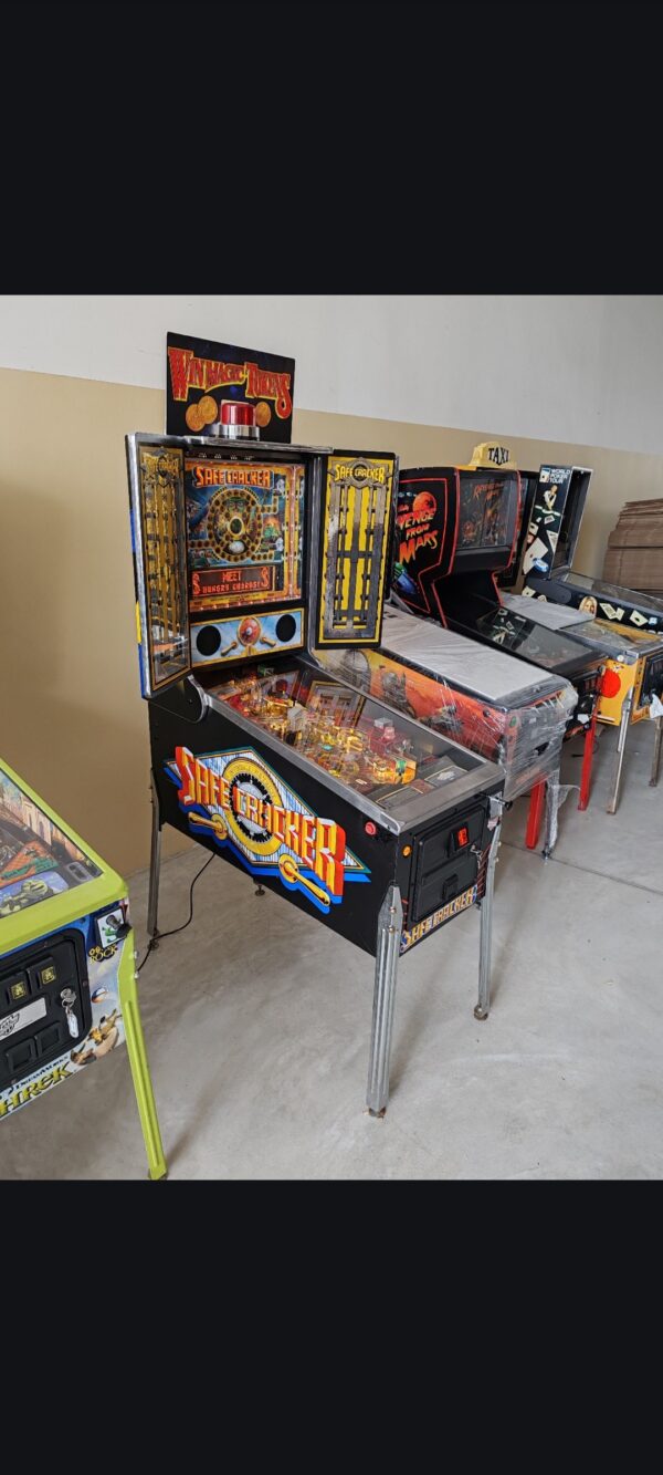 safe cracker pinball machine