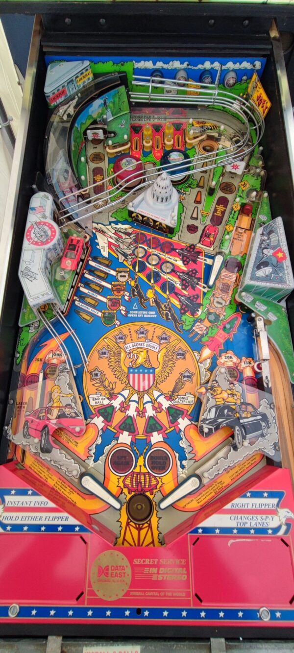 secret service in digital stereo pinball machine