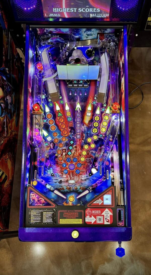stranger things premium pinball machine